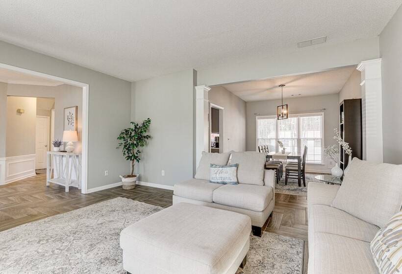 Spacious Lawrenceville Retreat W/ Fireplace + Deck