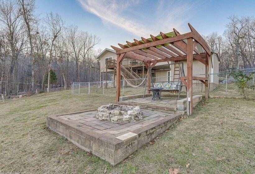 Waterfront Cherokee Village Home W/ Private Dock!