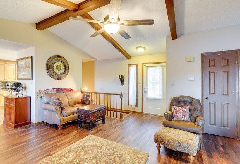 Waterfront Cherokee Village Home W/ Private Dock!