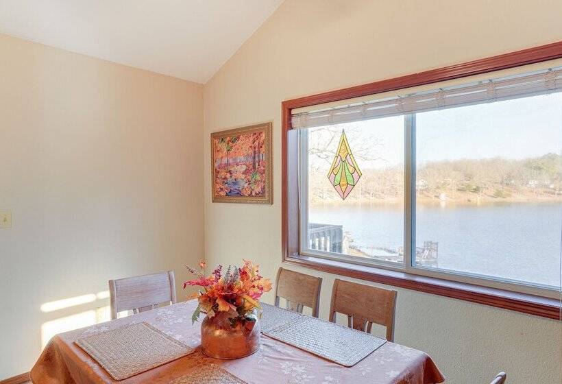 Waterfront Cherokee Village Home W/ Private Dock!