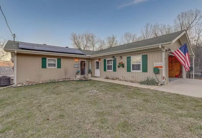 Waterfront Cherokee Village Home W/ Private Dock!