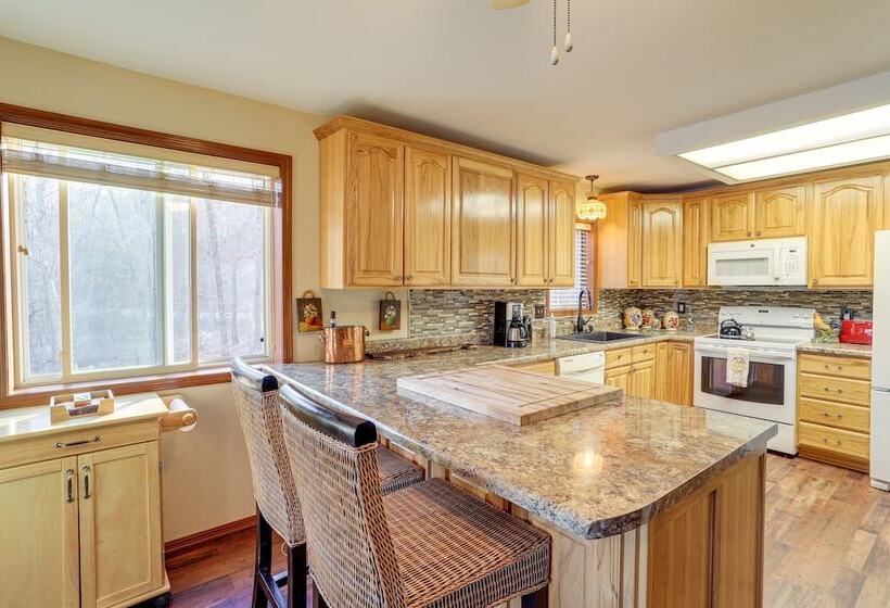 Waterfront Cherokee Village Home W/ Private Dock!