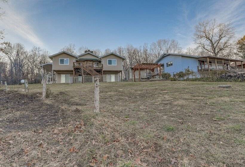 Waterfront Cherokee Village Home W/ Private Dock!