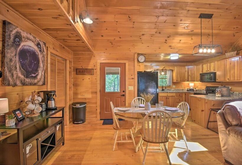 Blue Ridge Cabin: Hot Tub, Fire Pit & Grill!