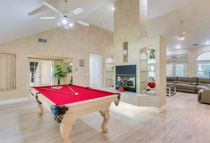 Bright Clovis Home W/ Billiards & Private Pool!