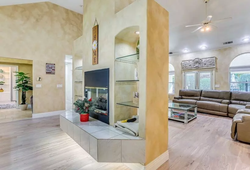 Bright Clovis Home W/ Billiards & Private Pool!