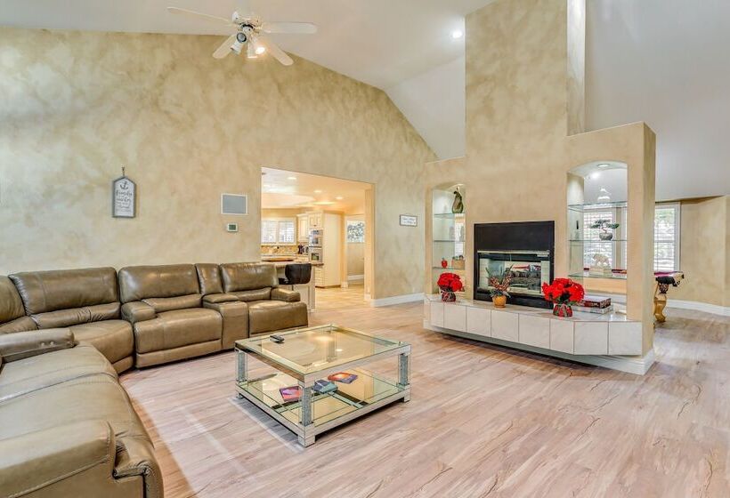 Bright Clovis Home W/ Billiards & Private Pool!