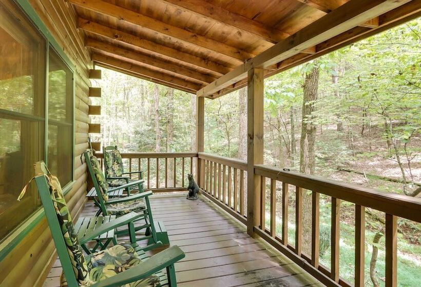 Cozy Cabin In Cherry Log W/ Hot Tub & Fire Pit!