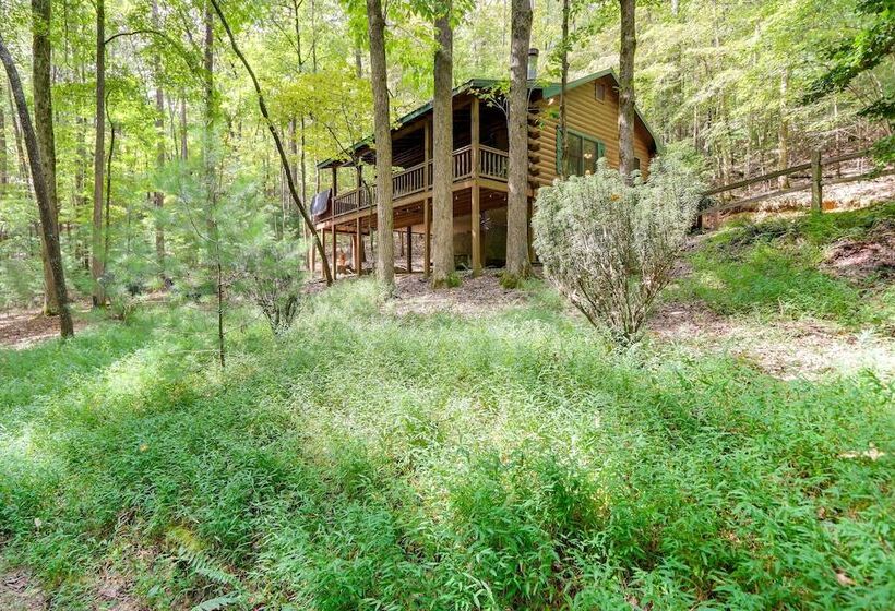 Cozy Cabin In Cherry Log W/ Hot Tub & Fire Pit!