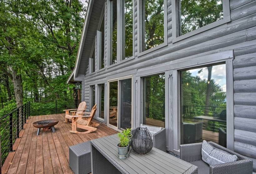 Luxe Jasper Cabin W/ Deck + Blue Ridge Mtn Views!