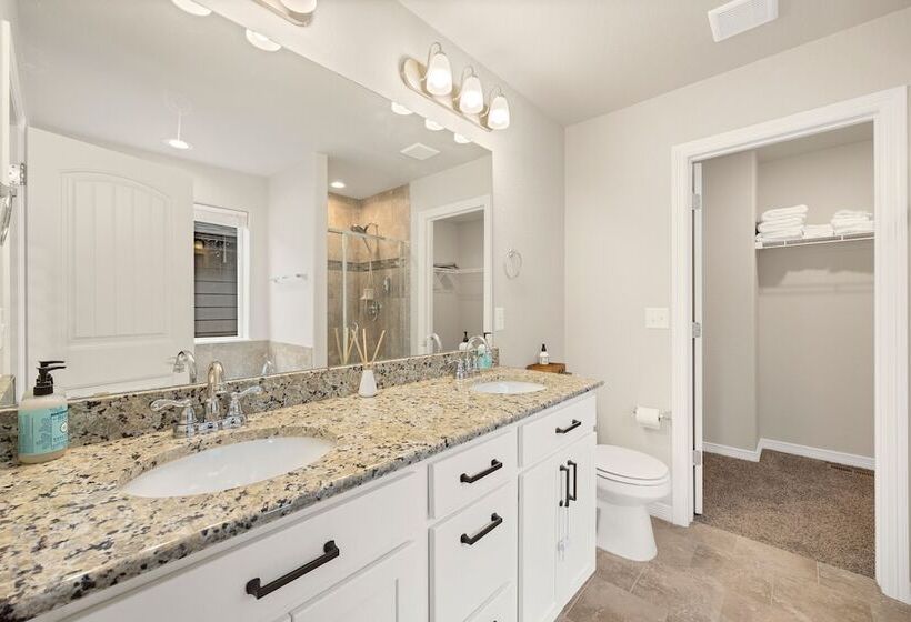 Mead Vacation Rental: Fenced Backyard & Fire Pit!