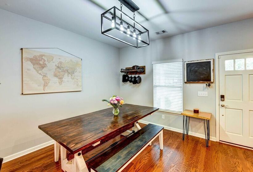 Modern Savannah Home: Backyard W/ Gas Grill