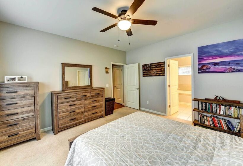 Modern Savannah Home: Backyard W/ Gas Grill