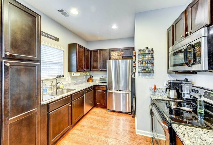 Modern Savannah Home: Backyard W/ Gas Grill