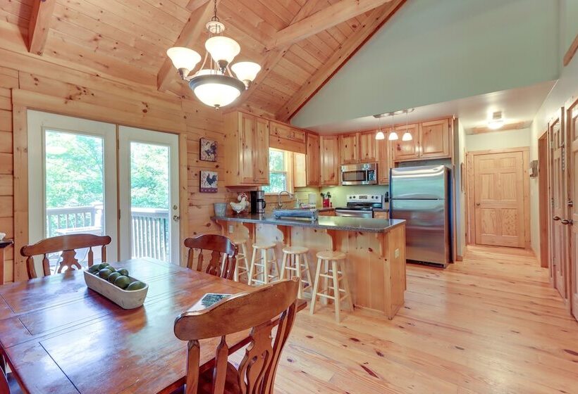 Pet Friendly Ellijay Home W/ Hot Tub + Game Room!