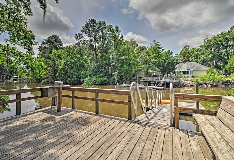 Rustic Midway Retreat W/ Deck & Creek Access!