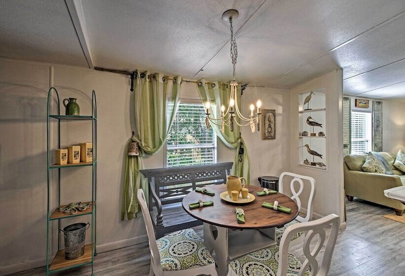 Rustic Midway Retreat W/ Deck & Creek Access!