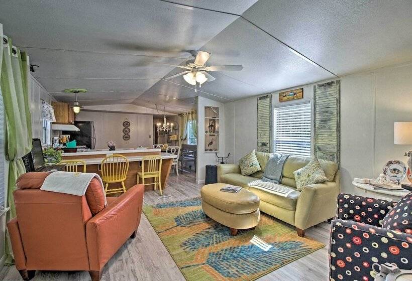 Rustic Midway Retreat W/ Deck & Creek Access!