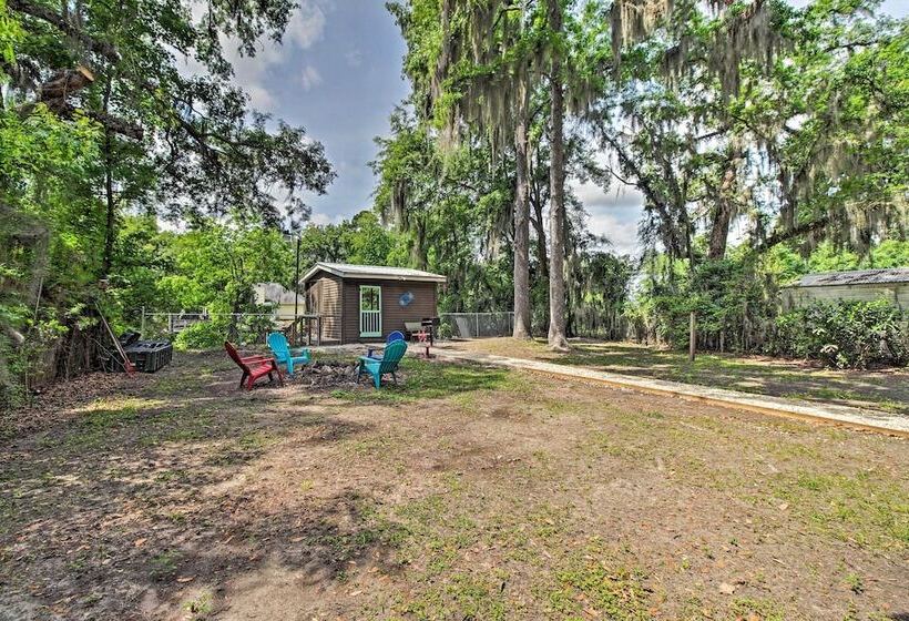 Rustic Midway Retreat W/ Deck & Creek Access!