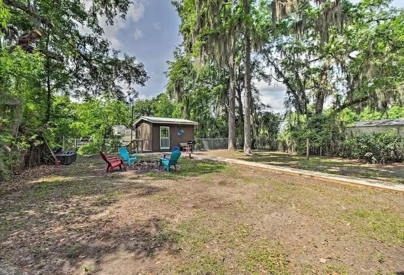 Rustic Midway Retreat W/ Deck & Creek Access!