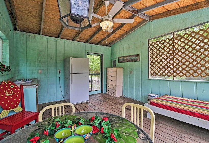 Rustic Midway Retreat W/ Deck & Creek Access!