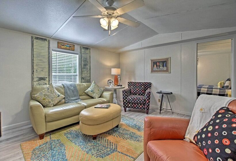 Rustic Midway Retreat W/ Deck & Creek Access!