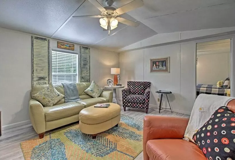 Rustic Midway Retreat W/ Deck & Creek Access!