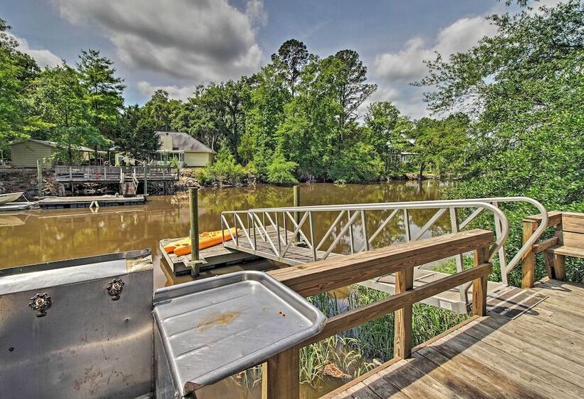 Rustic Midway Retreat W/ Deck & Creek Access!
