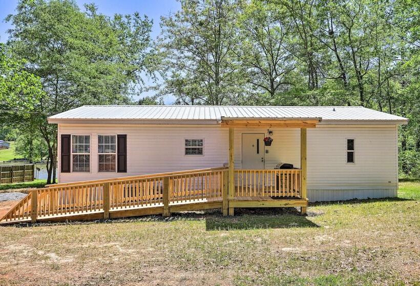 Waterfront Lake Sinclair Home: Dock + Grill!