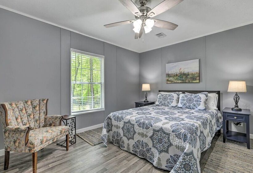 Waterfront Lake Sinclair Home: Dock + Grill!