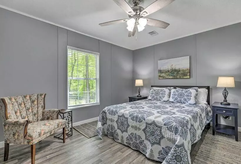 Waterfront Lake Sinclair Home: Dock + Grill!