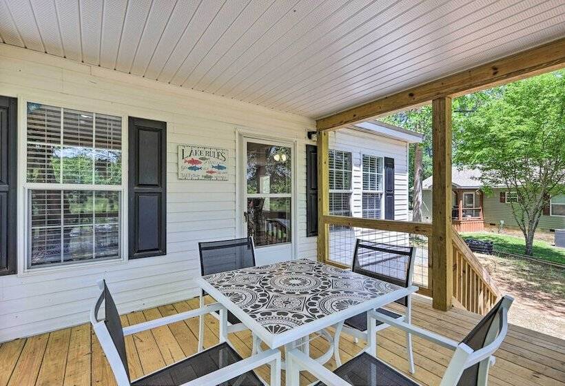 Waterfront Lake Sinclair Home: Dock + Grill!