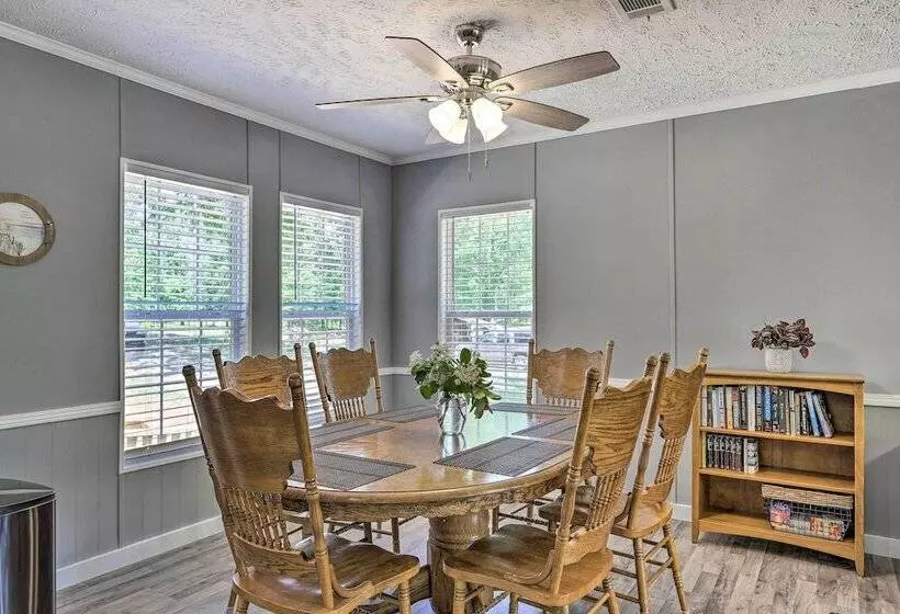 Waterfront Lake Sinclair Home: Dock + Grill!