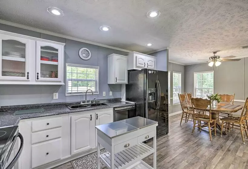 Waterfront Lake Sinclair Home: Dock + Grill!