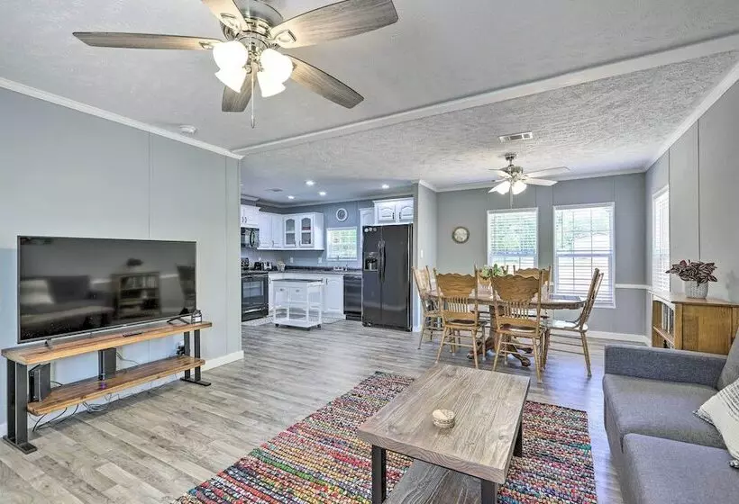 Waterfront Lake Sinclair Home: Dock + Grill!