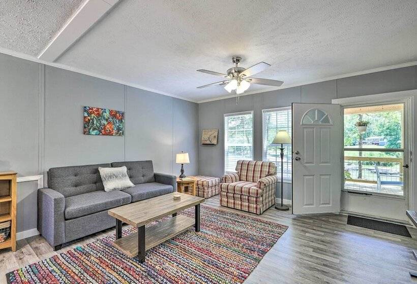 Waterfront Lake Sinclair Home: Dock + Grill!