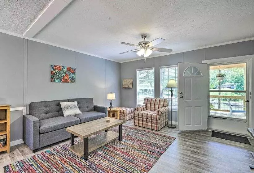 Waterfront Lake Sinclair Home: Dock + Grill!