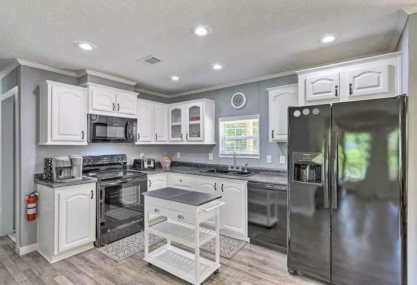 Waterfront Lake Sinclair Home: Dock + Grill!