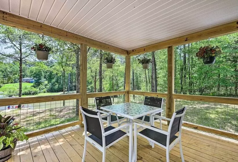 Waterfront Lake Sinclair Home: Dock + Grill!