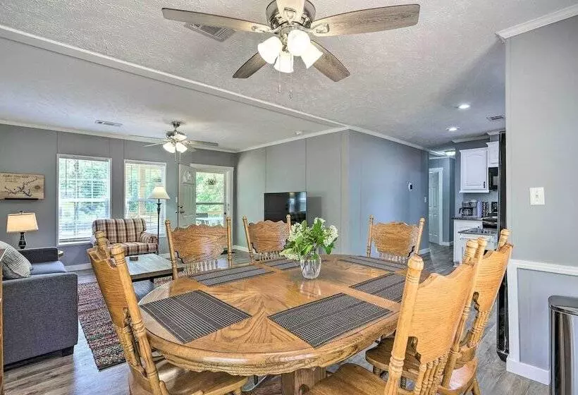 Waterfront Lake Sinclair Home: Dock + Grill!