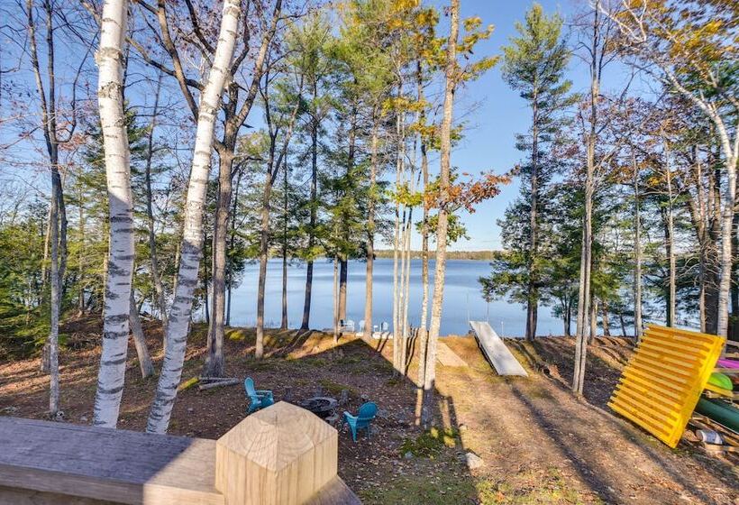 Cozy Chemo Pond Cabin W/ Dock & Waterfront Views