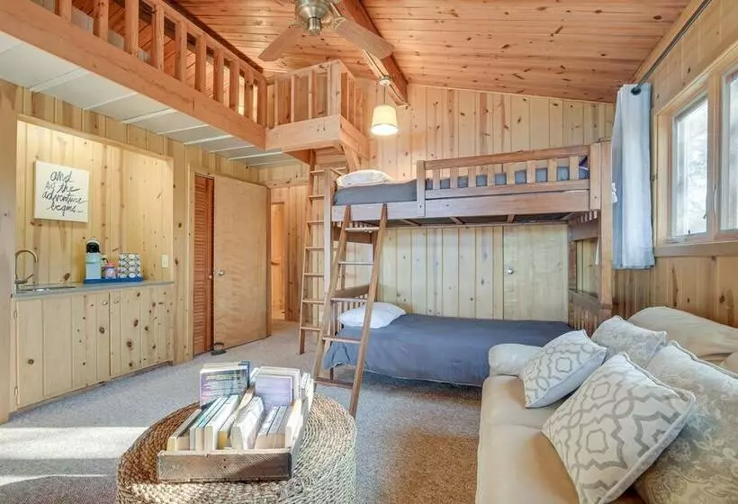 Cozy Lakefront Cabin In Semora W/ Large Dock!