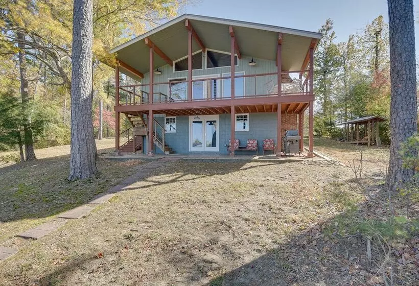 Cozy Lakefront Cabin In Semora W/ Large Dock!