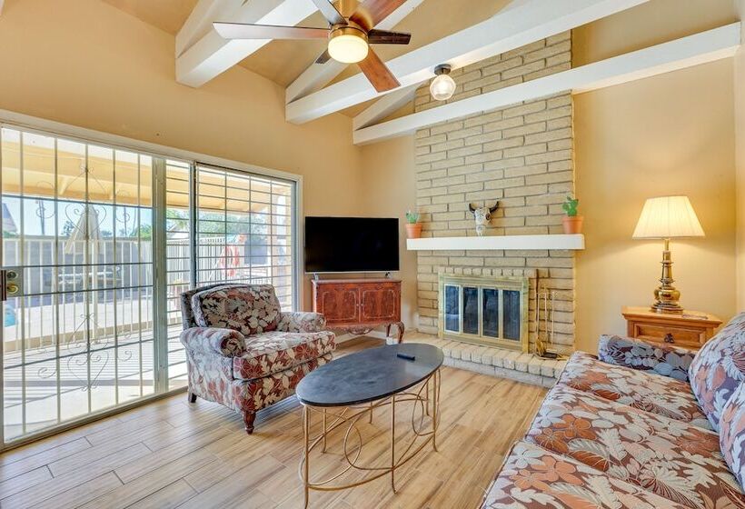 Glendale Oasis W/ Private Pool, Patio & Fireplace!