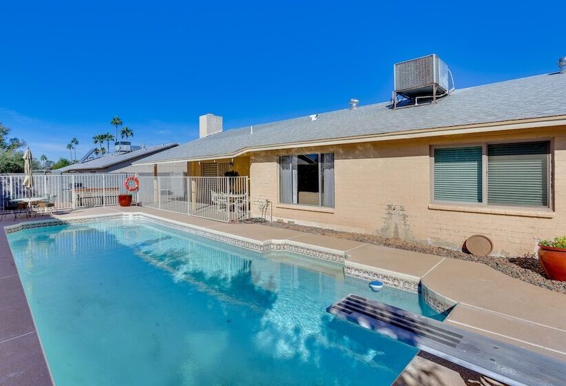 Glendale Oasis W/ Private Pool, Patio & Fireplace!