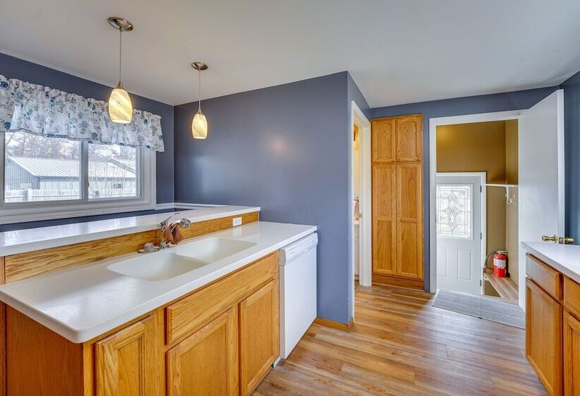 Lake White Cloud Home With Fire Pit!