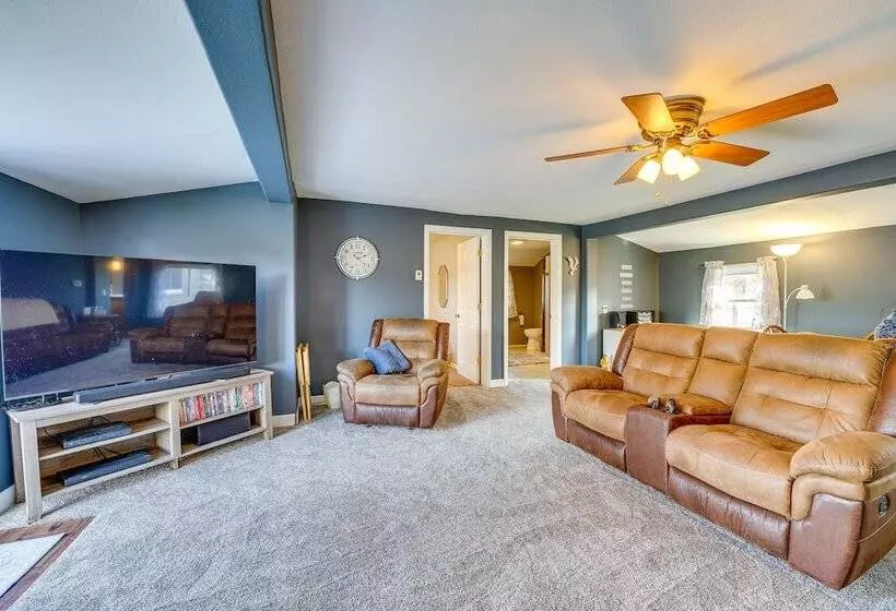 Lake White Cloud Home With Fire Pit!