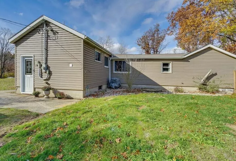 Lake White Cloud Home With Fire Pit!