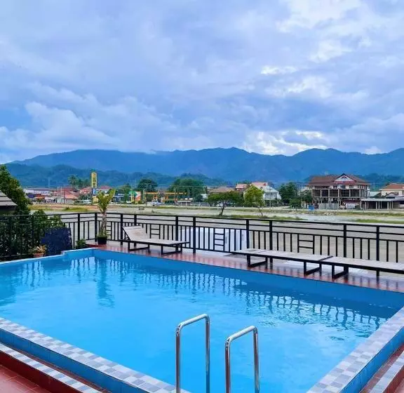Hotelli Vangvieng Sisavang Mountain View