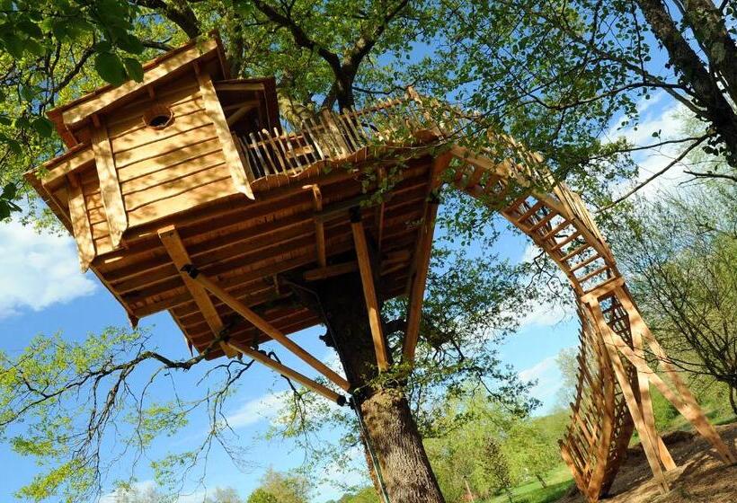 ベッドアンドブレックファースト La Cabane Du Vieux Chêne